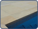 Calmsden Natural Stone Pool Coping with matching paving