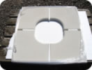 Set of Perigord flat 90 degree internal coping angles in Portland white colour