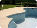 Pool Coping - Aquitaine in buff with Atlantic paving